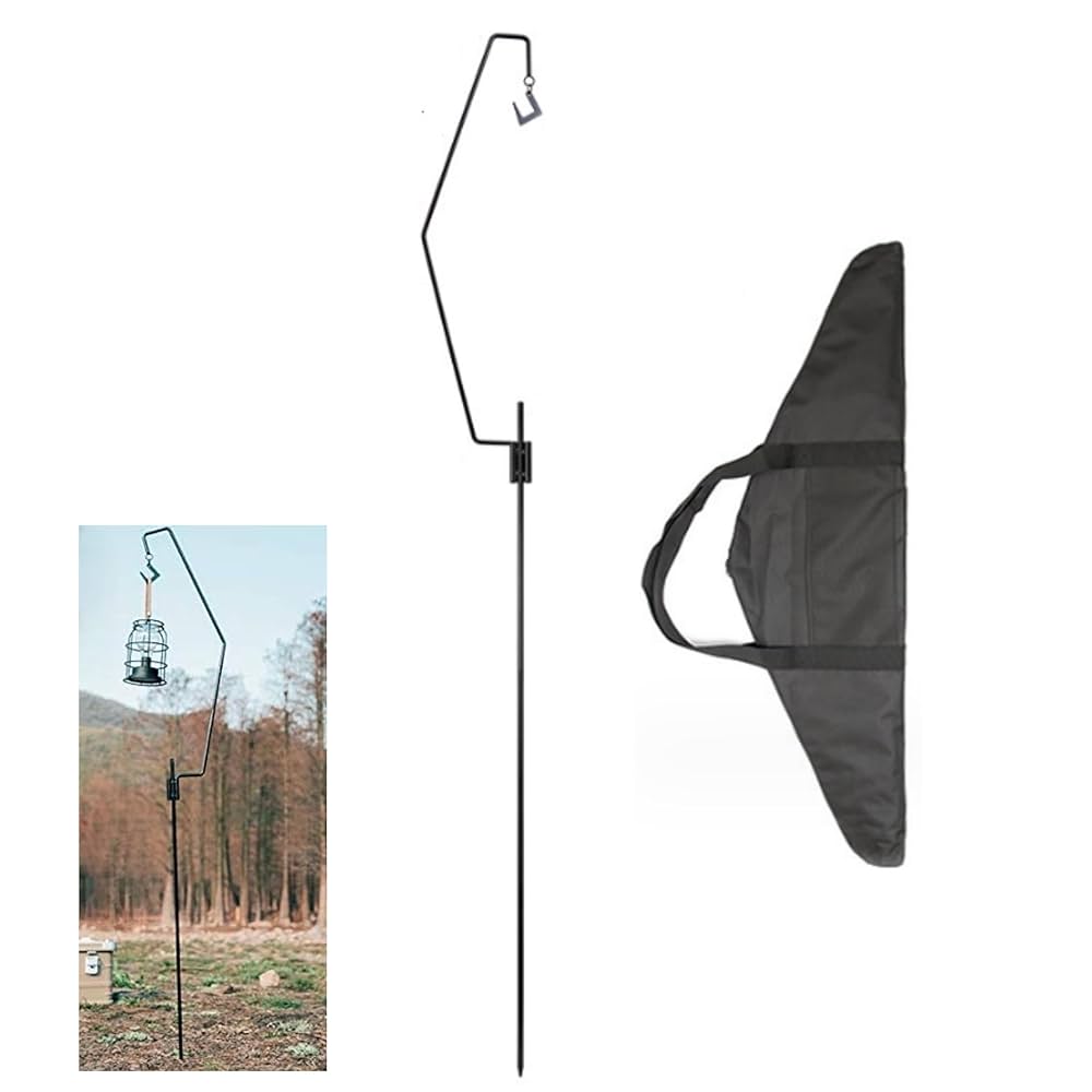 Amazon.co.jp: アウトドアライトスタンド アイアン吊り下げ